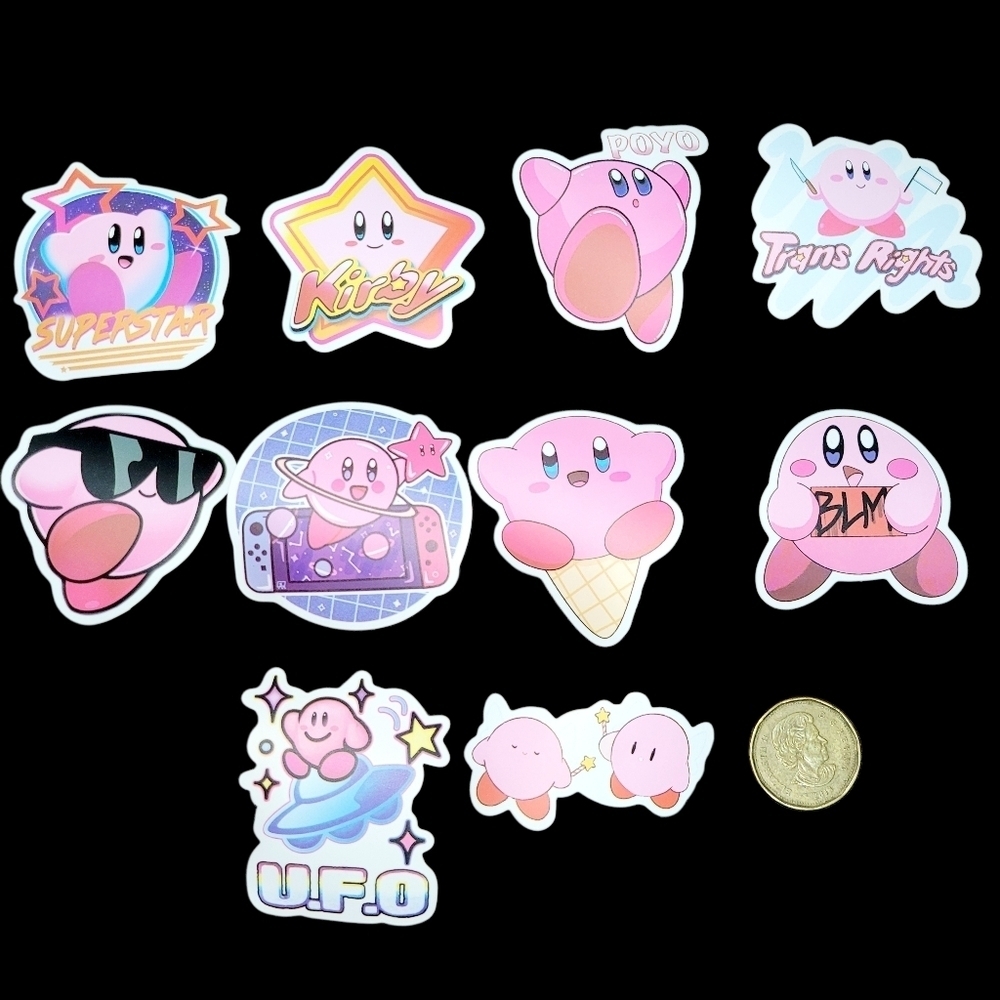 3/$20 10pcs Brand New Waterproof Curby Stickers #2